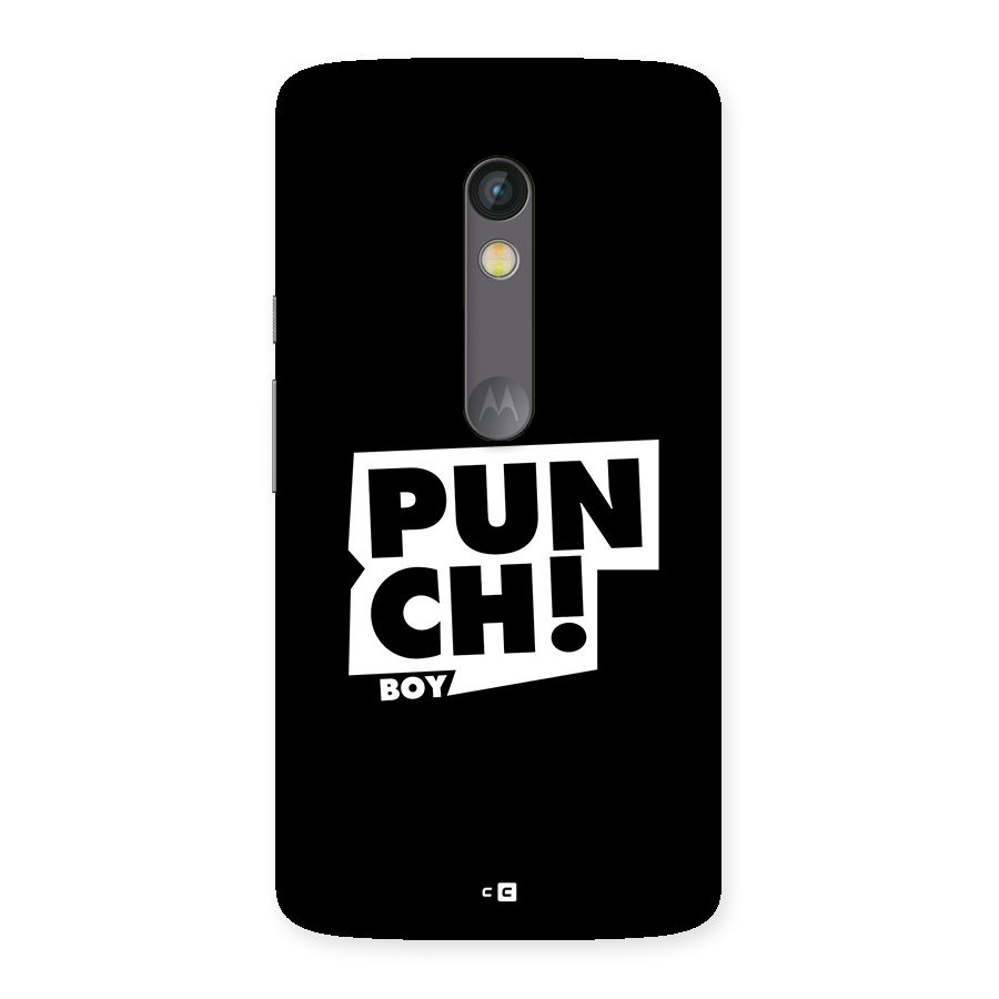 Punch Boy Back Case for Moto X Play