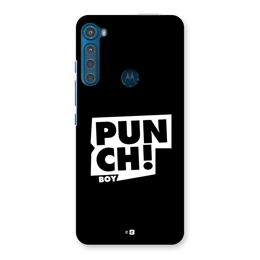 Punch Boy Back Case for Motorola One Fusion Plus