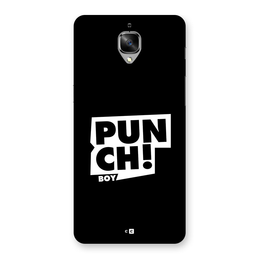 Punch Boy Back Case for OnePlus 3