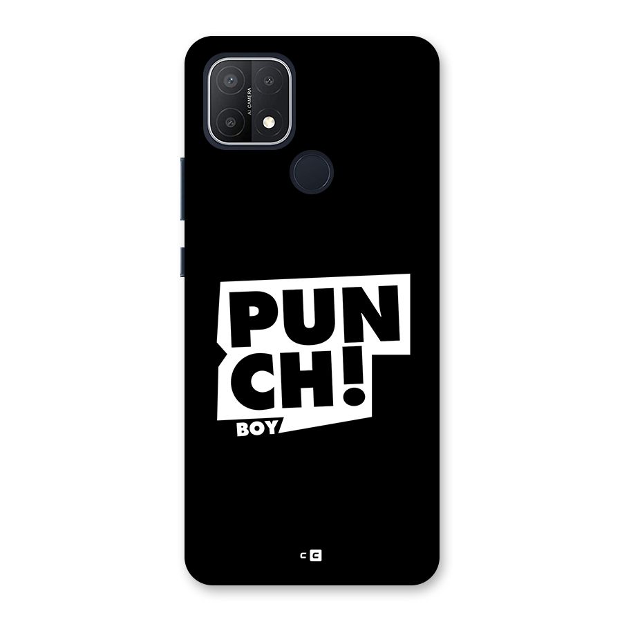 Punch Boy Back Case for Oppo A15