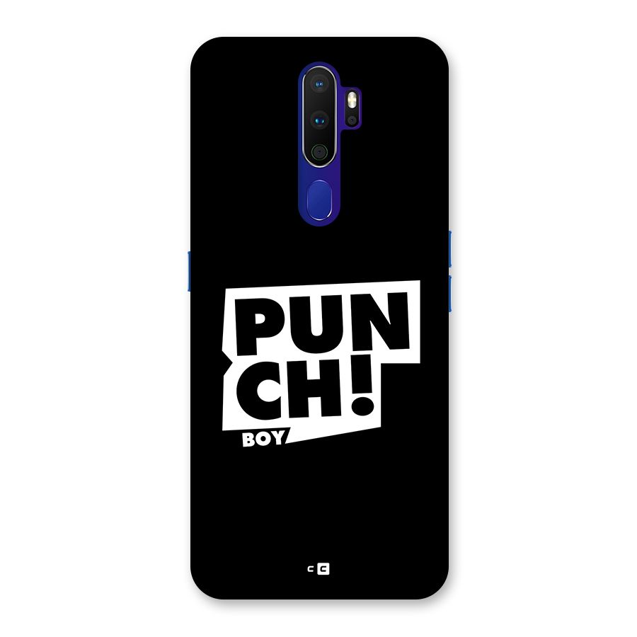 Punch Boy Back Case for Oppo A9 (2020)