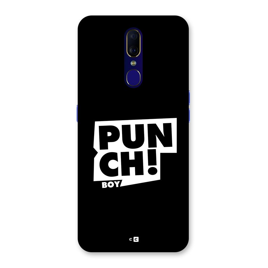Punch Boy Back Case for Oppo F11