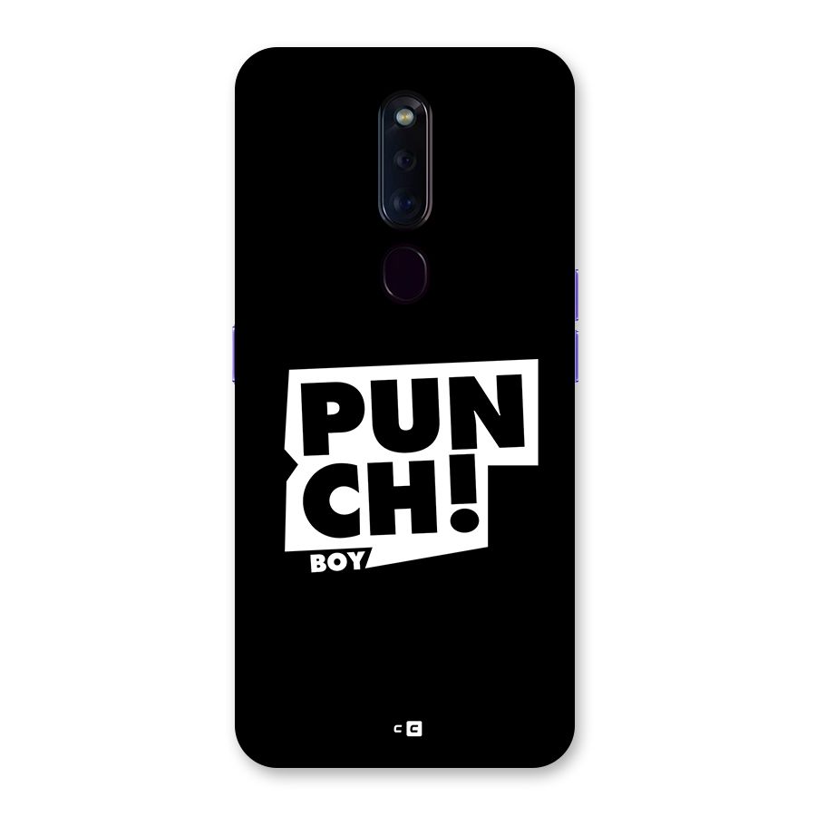 Punch Boy Back Case for Oppo F11 Pro