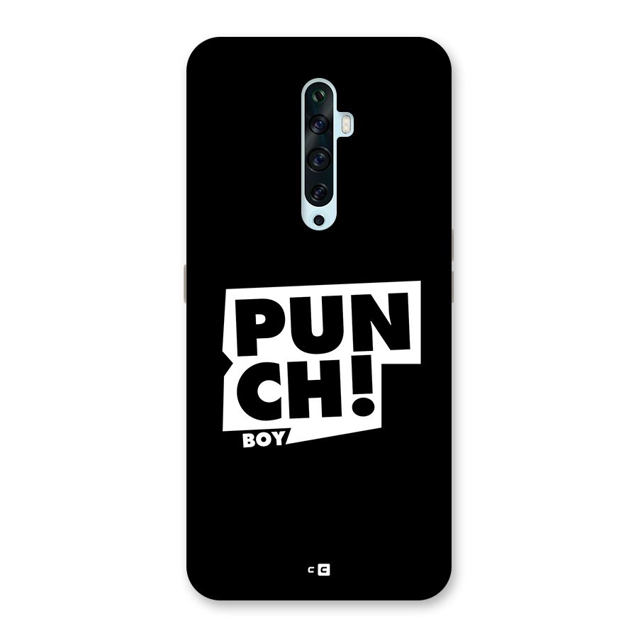 Punch Boy Back Case for Oppo Reno2 F