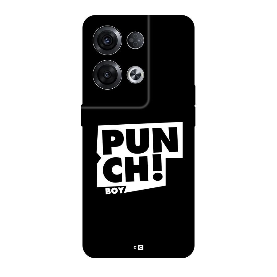 Punch Boy Back Case for Oppo Reno8 Pro 5G