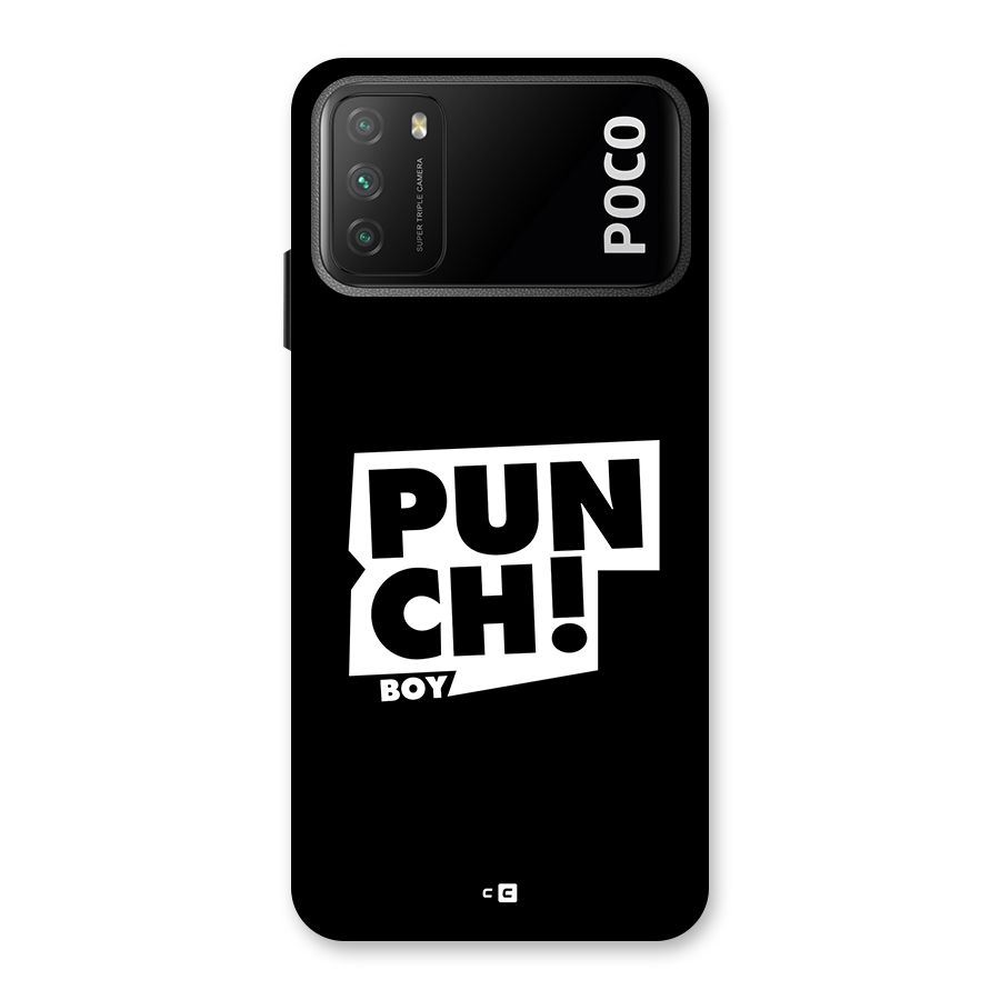 Punch Boy Back Case for Poco M3