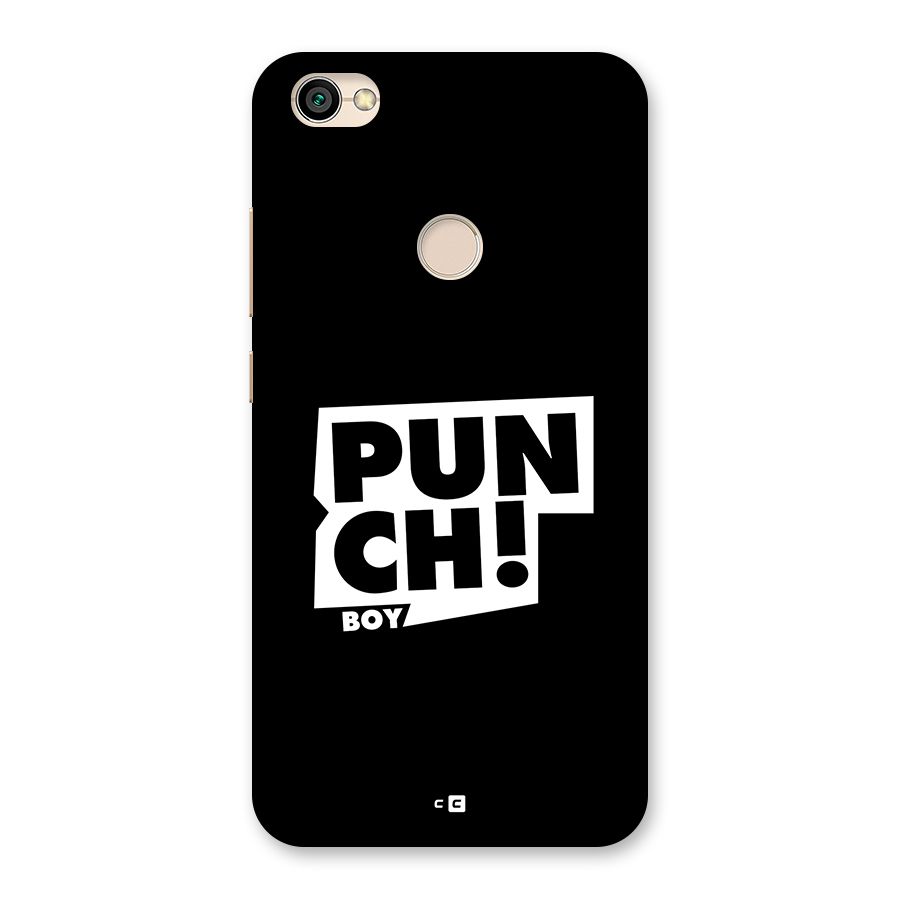 Punch Boy Back Case for Redmi Y1 2017