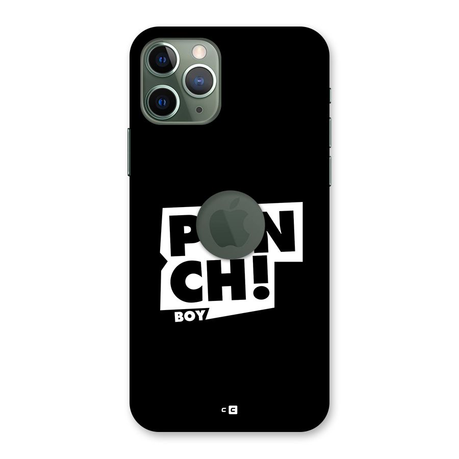 Punch Boy Back Case for iPhone 11 Pro Logo Cut