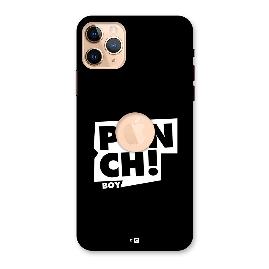 Punch Boy Back Case for iPhone 11 Pro Max Logo Cut
