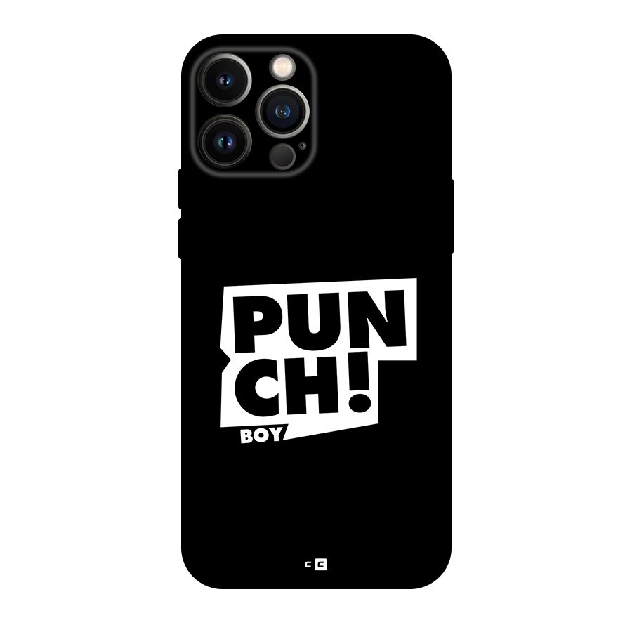Punch Boy Back Case for iPhone 13 Pro Max