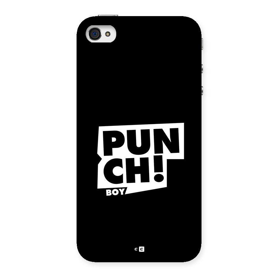 Punch Boy Back Case for iPhone 4 4s