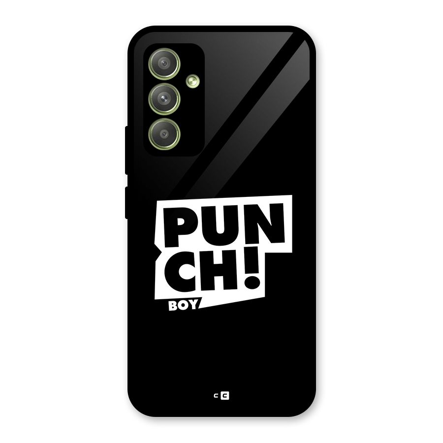 Punch Boy Glass Back Case for Galaxy A54