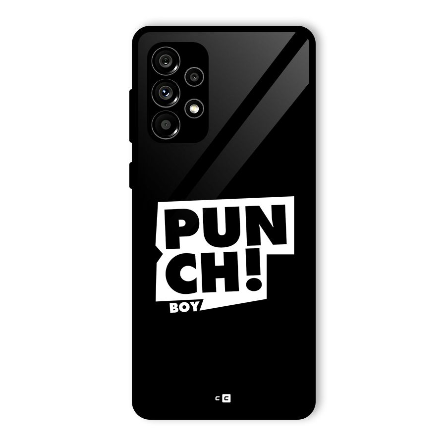 Punch Boy Glass Back Case for Galaxy A73 5G