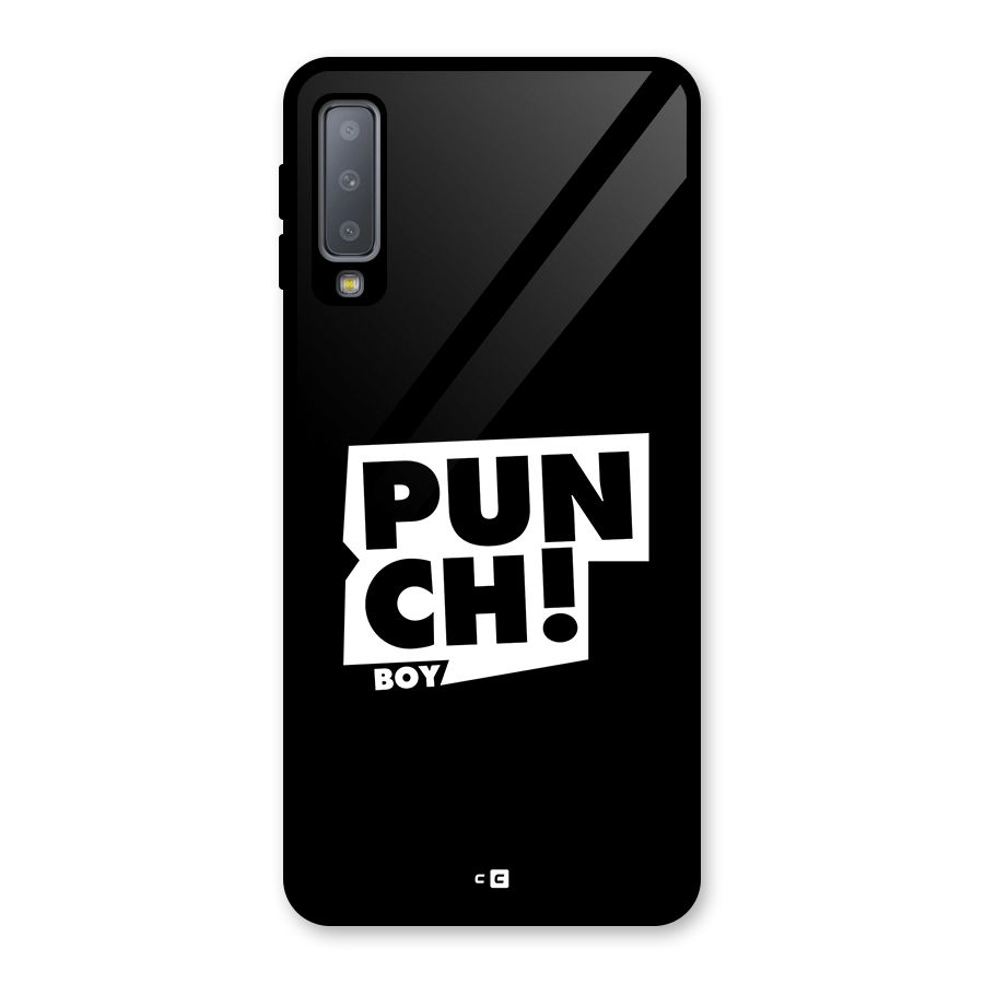 Punch Boy Glass Back Case for Galaxy A7 (2018)