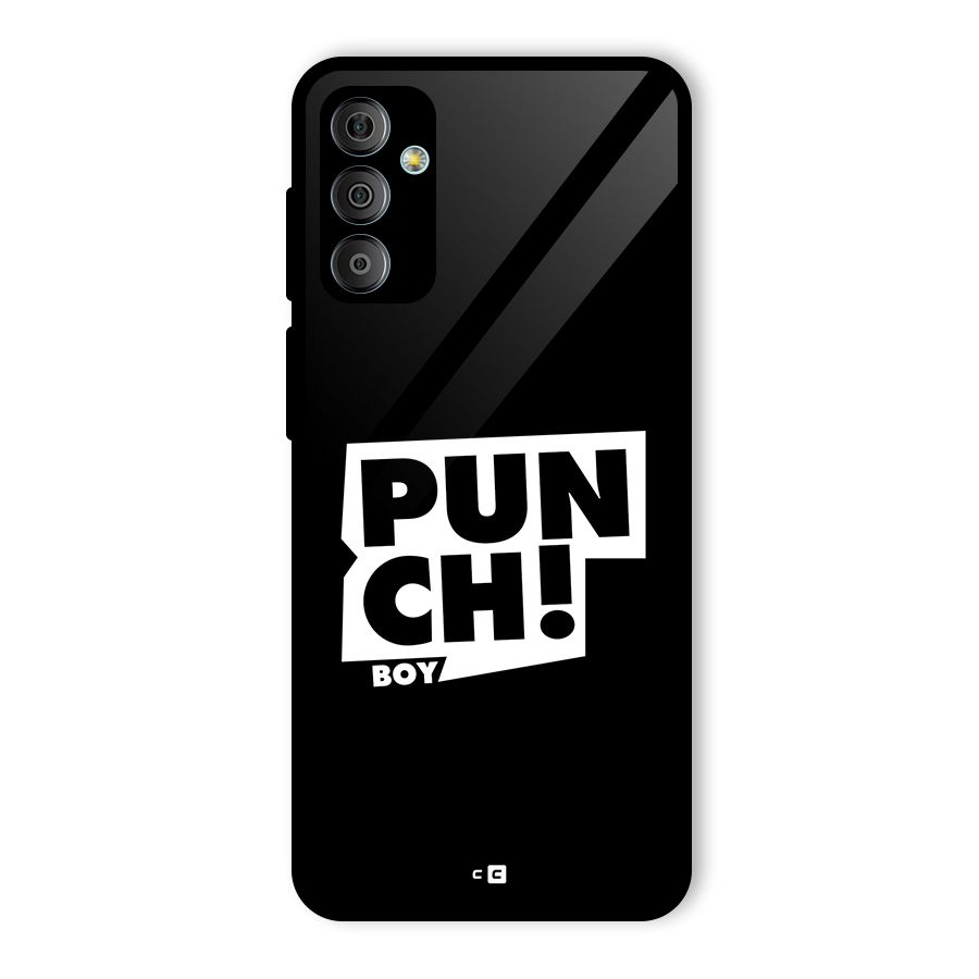 Punch Boy Glass Back Case for Galaxy F23