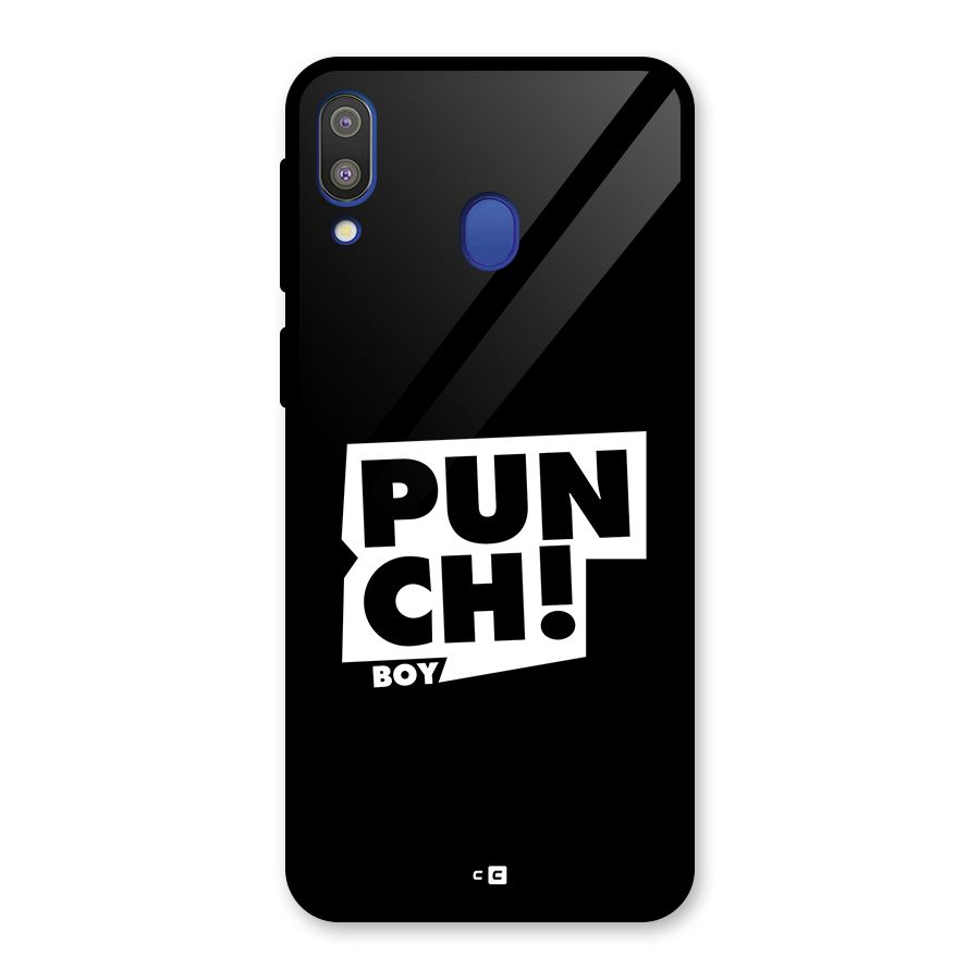 Punch Boy Glass Back Case for Galaxy M20