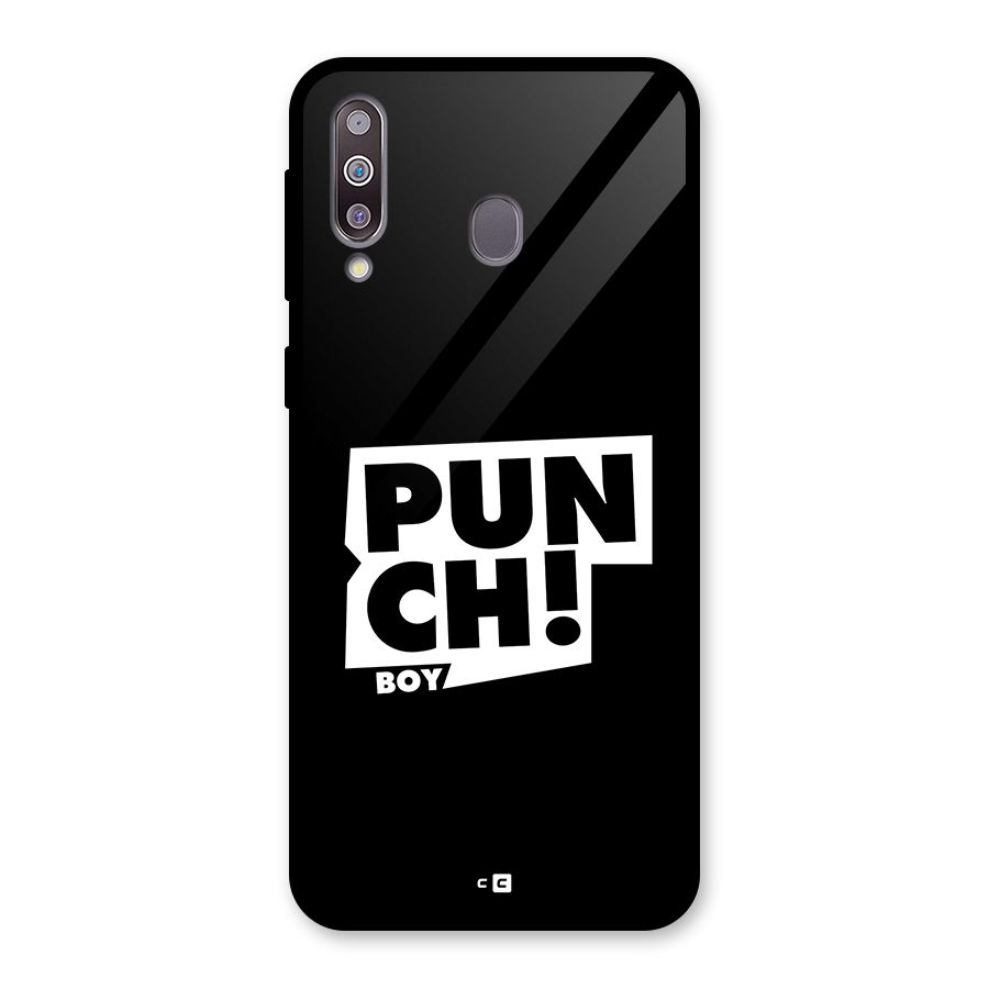 Punch Boy Glass Back Case for Galaxy M30