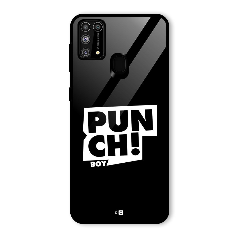 Punch Boy Glass Back Case for Galaxy M31