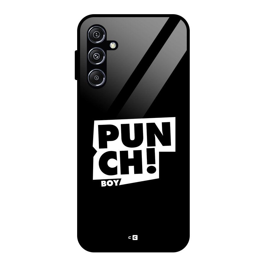 Punch Boy Glass Back Case for Galaxy M34 5G