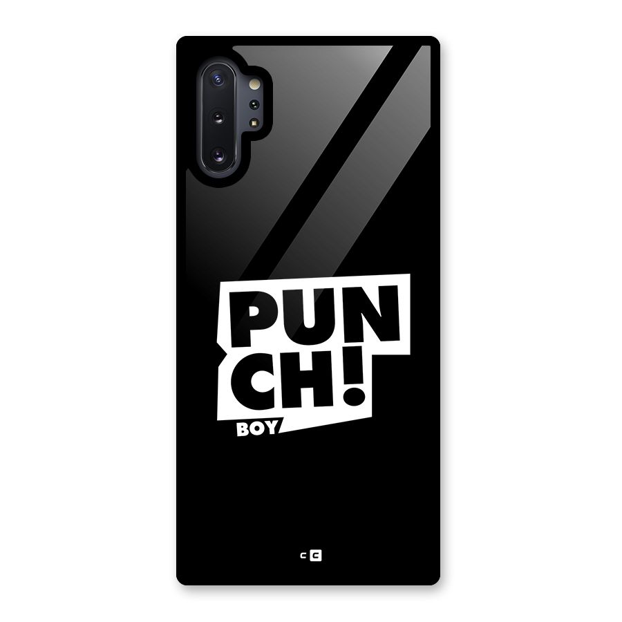 Punch Boy Glass Back Case for Galaxy Note 10 Plus