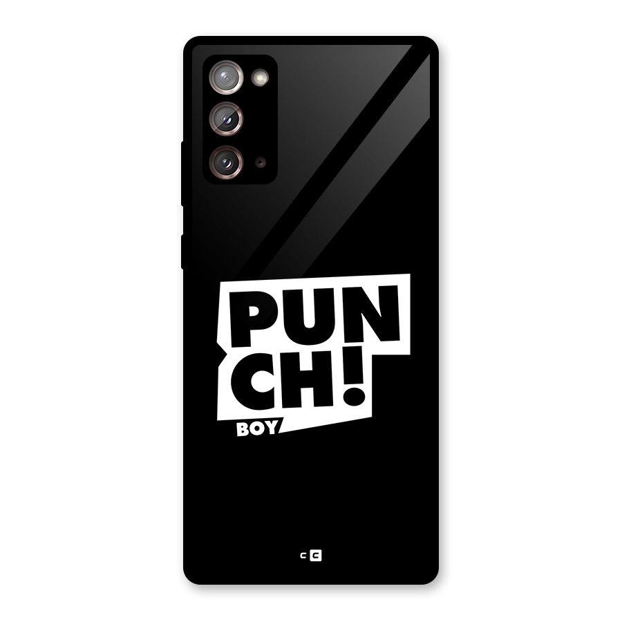 Punch Boy Glass Back Case for Galaxy Note 20