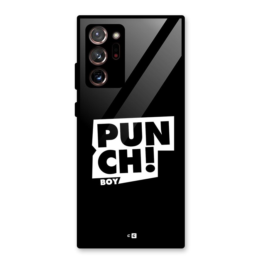 Punch Boy Glass Back Case for Galaxy Note 20 Ultra