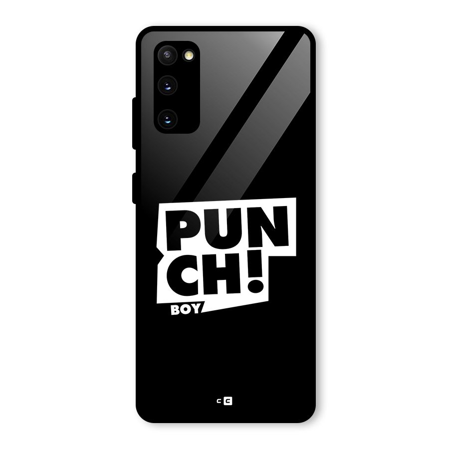 Punch Boy Glass Back Case for Galaxy S20 FE