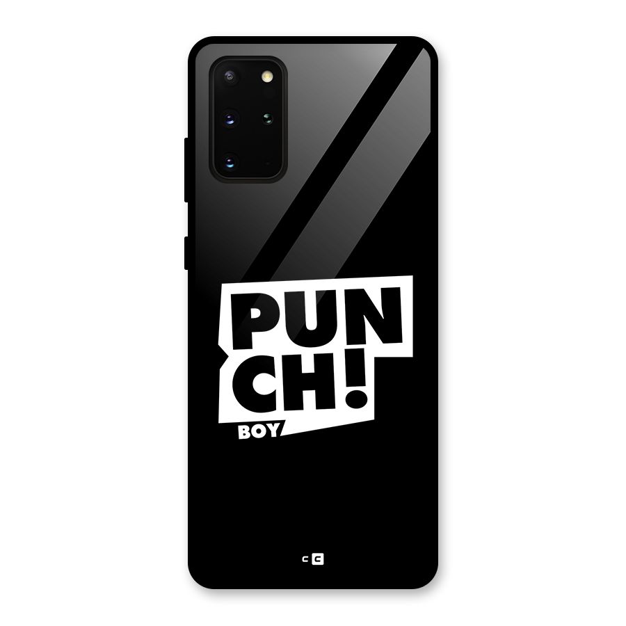 Punch Boy Glass Back Case for Galaxy S20 Plus