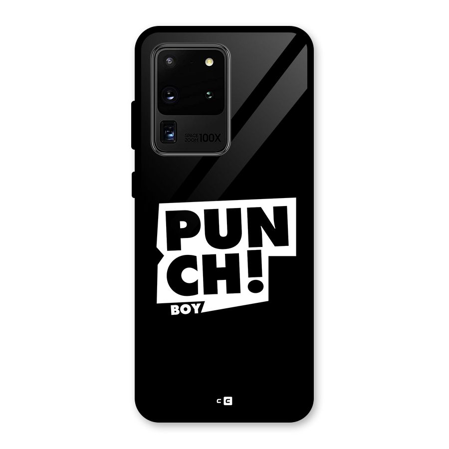 Punch Boy Glass Back Case for Galaxy S20 Ultra