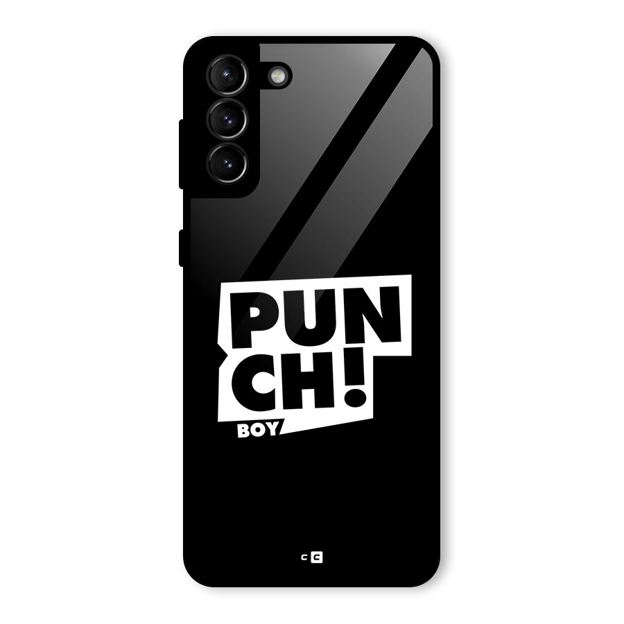 Punch Boy Glass Back Case for Galaxy S21 Plus