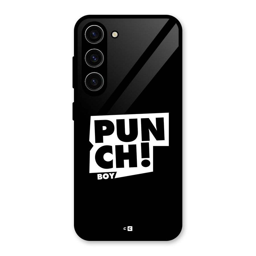Punch Boy Glass Back Case for Galaxy S23