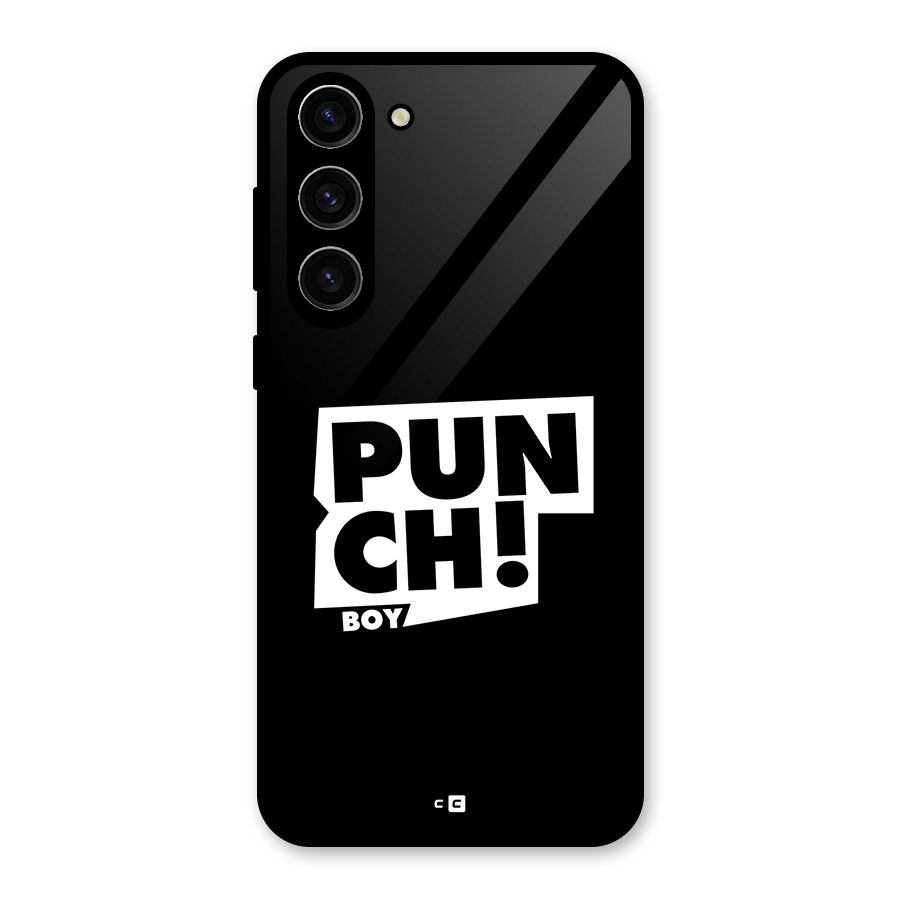 Punch Boy Glass Back Case for Galaxy S23 Plus