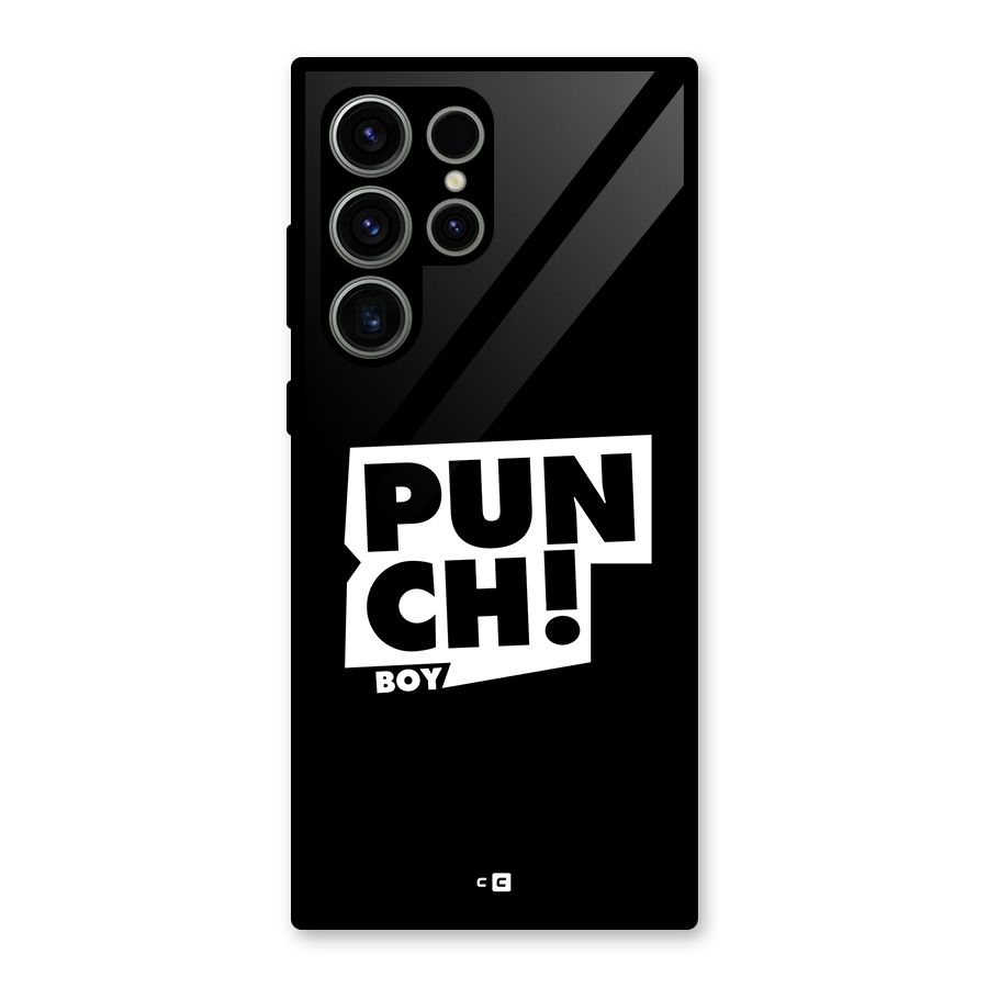 Punch Boy Glass Back Case for Galaxy S23 Ultra