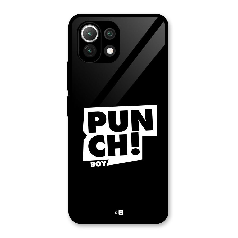 Punch Boy Glass Back Case for Mi 11 Lite NE 5G