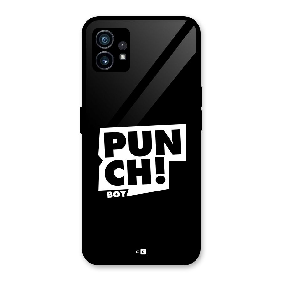 Punch Boy Glass Back Case for Nothing Phone 1