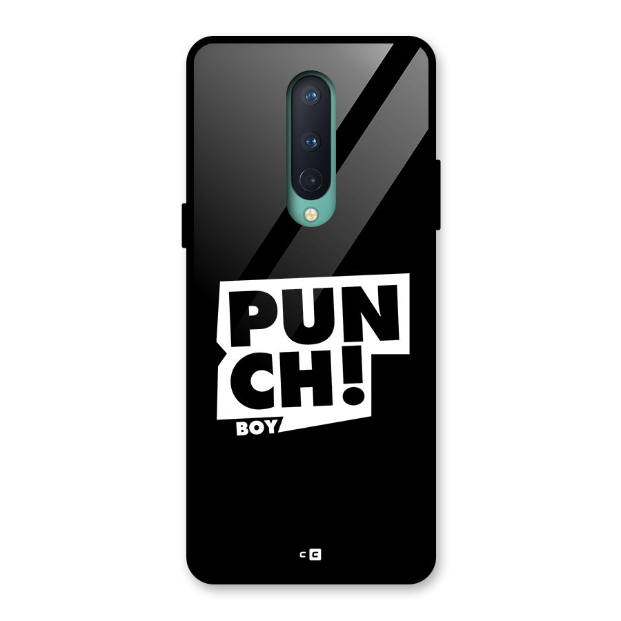 Punch Boy Glass Back Case for OnePlus 8