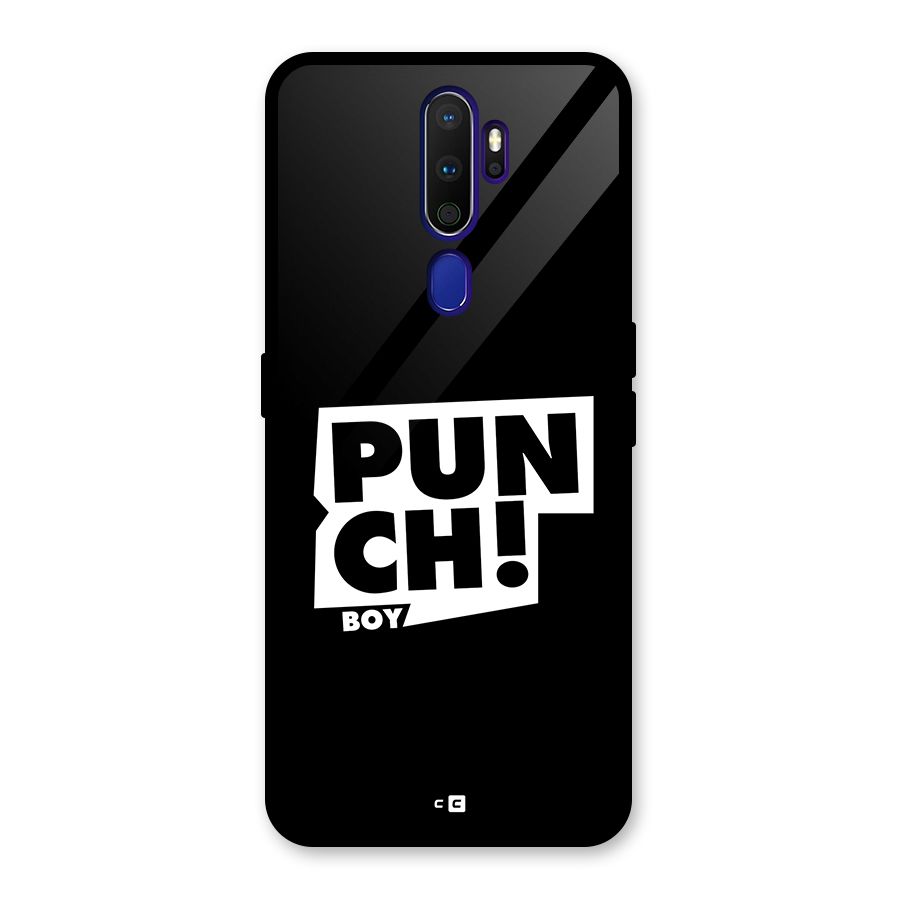 Punch Boy Glass Back Case for Oppo A9 (2020)