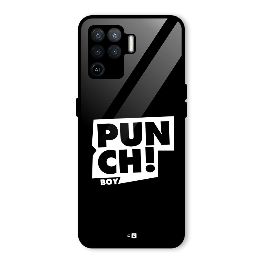 Punch Boy Glass Back Case for Oppo F19 Pro