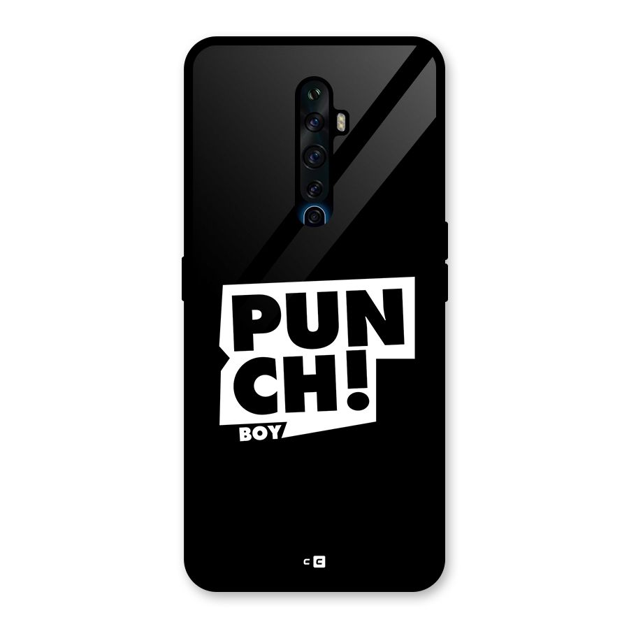 Punch Boy Glass Back Case for Oppo Reno2 Z