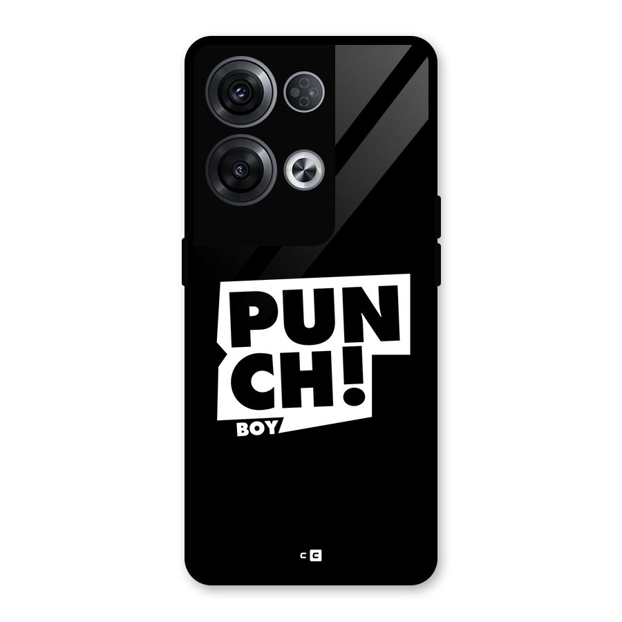 Punch Boy Glass Back Case for Oppo Reno8 Pro 5G