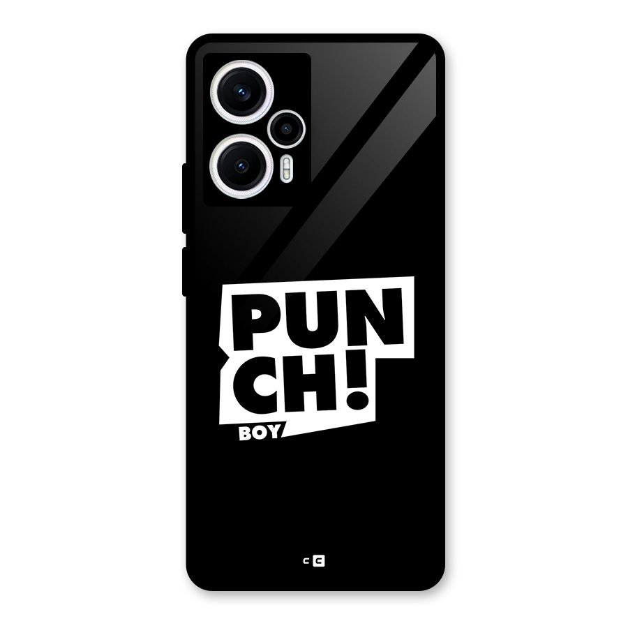 Punch Boy Glass Back Case for Poco F5