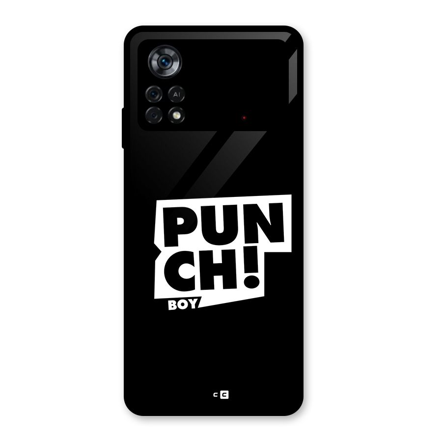 Punch Boy Glass Back Case for Poco X4 Pro 5G