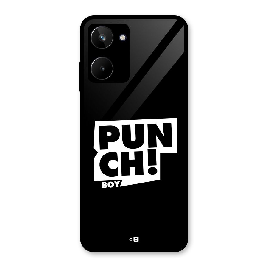 Punch Boy Glass Back Case for Realme 10