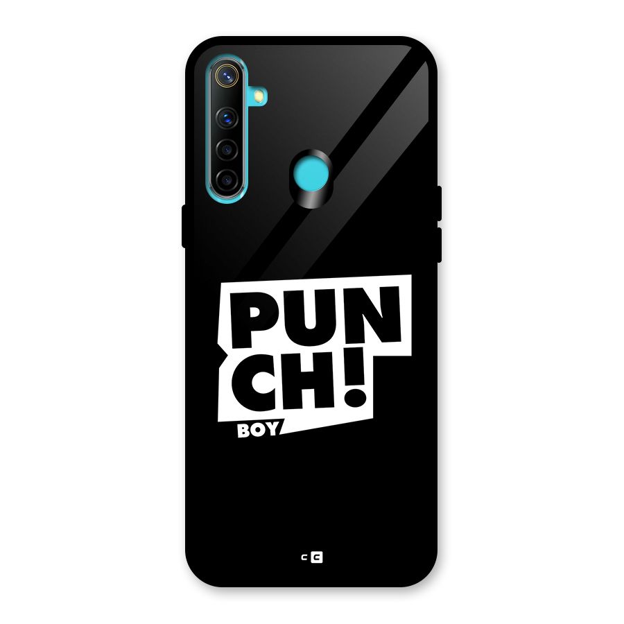 Punch Boy Glass Back Case for Realme 5i