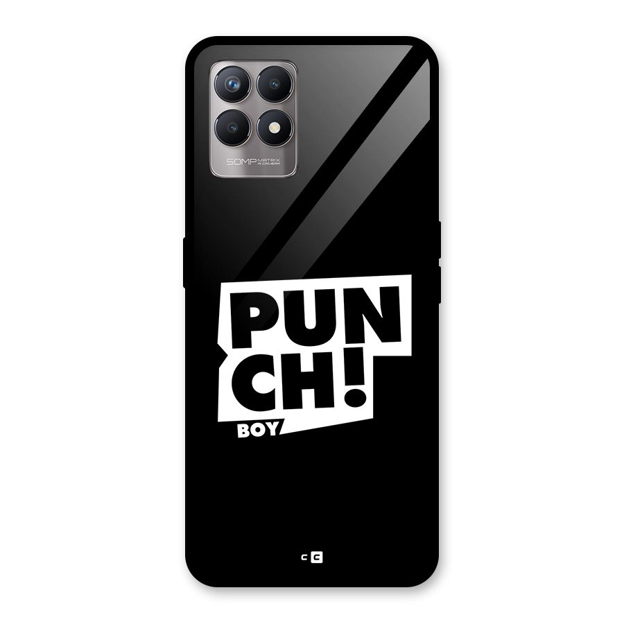 Punch Boy Glass Back Case for Realme 8i
