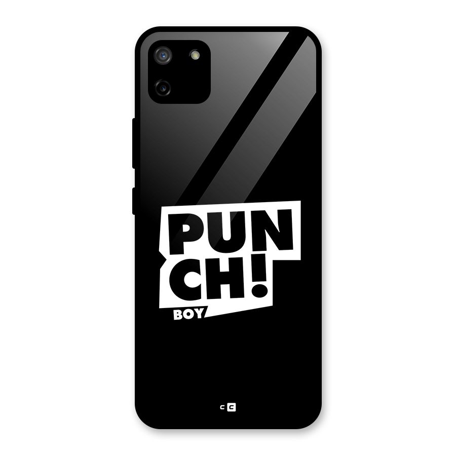 Punch Boy Glass Back Case for Realme C11
