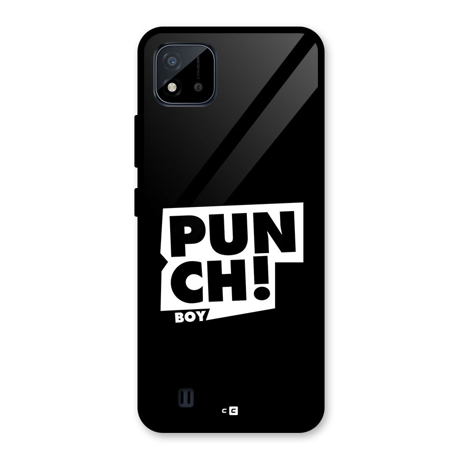 Punch Boy Glass Back Case for Realme C11 2021