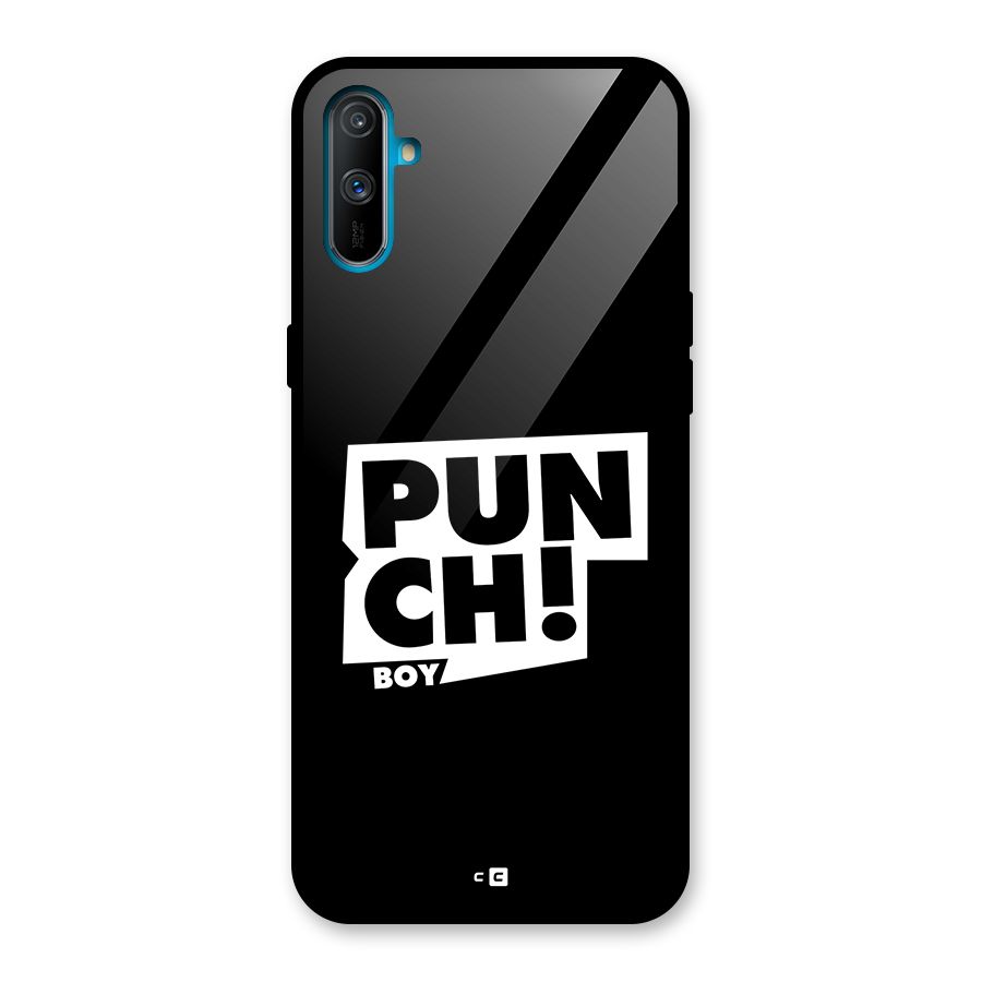 Punch Boy Glass Back Case for Realme C3