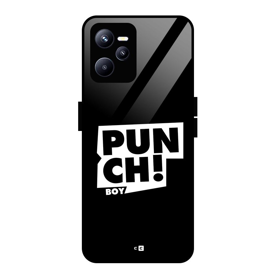 Punch Boy Glass Back Case for Realme C35