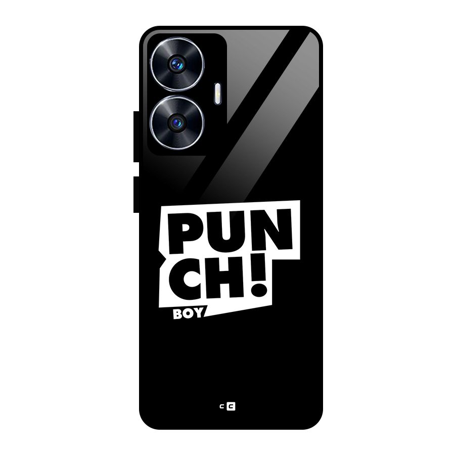 Punch Boy Glass Back Case for Realme Narzo N55